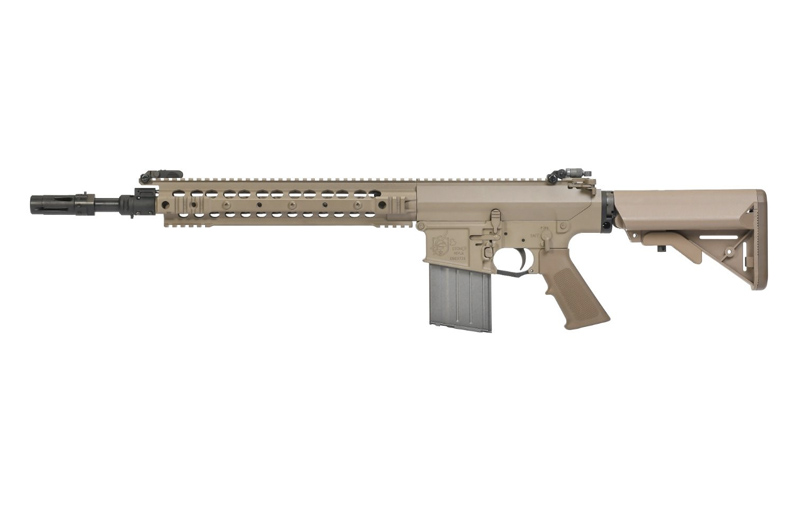 VFC SR25 Enhanced Combat Carbine GBB Rifle Tan (Licensed by Knight's)