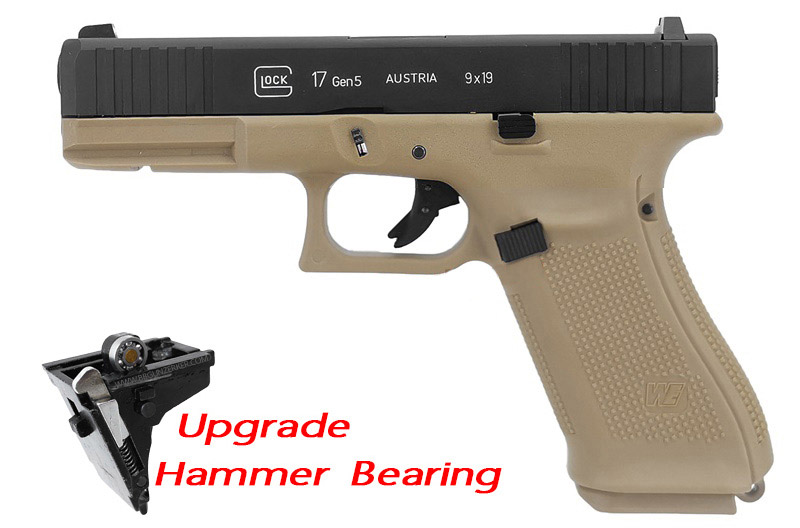 WE | French Army Glock 17 Gen 5 Slide đen (Hammer Bearing)