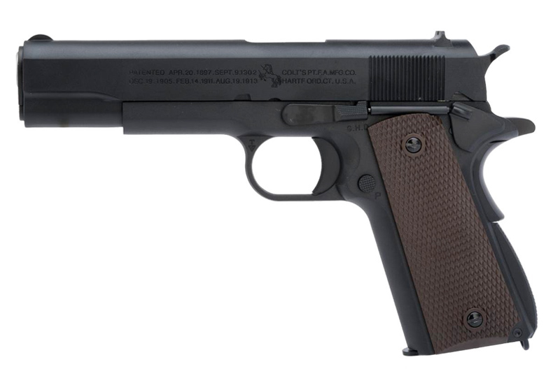 Cybergun | Colt M1911 GBB - Black (by AW CUSTOM) - giá 8.xxx